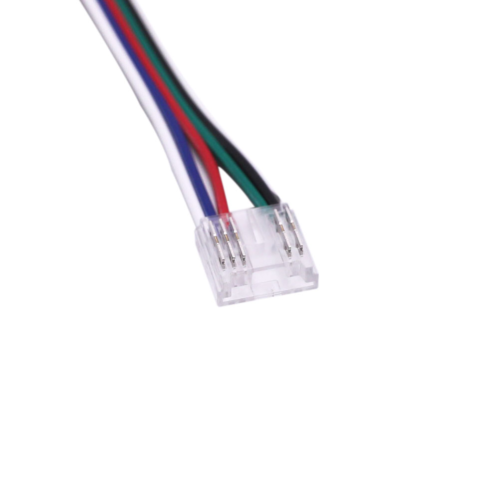 12mm COB RGBW LED Strip 5 Pin Connector - Strip to Wire Type 12mm COB RGBW LED Strip 5 Pin Connector - Strip to Wire Type